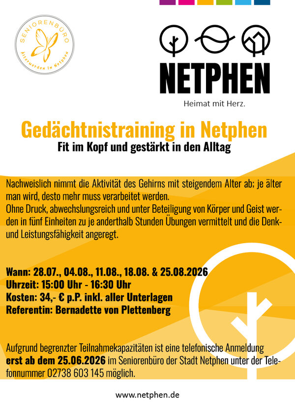 Gedächtnistraining_Plakat
