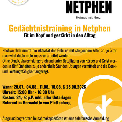 Gedächtnistraining_Plakat