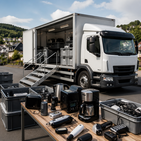 Mobile Elektrogerätesammlung