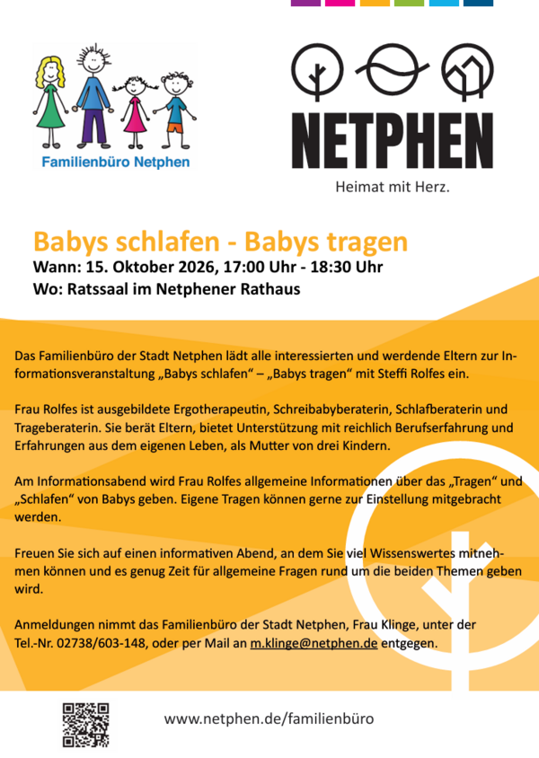 Bild vergr&ouml;&szlig;ern: Plakat Babys schlafen Babys tragen