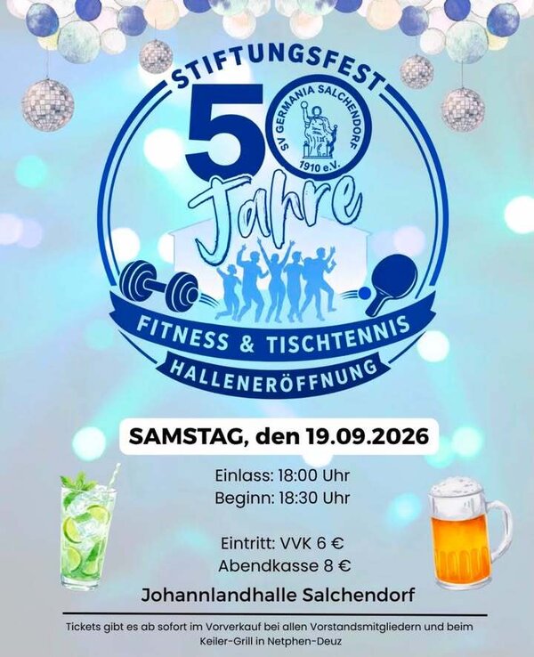 Bild vergr&ouml;&szlig;ern: Plakat Stiftungsfest Salchendorf 2026
