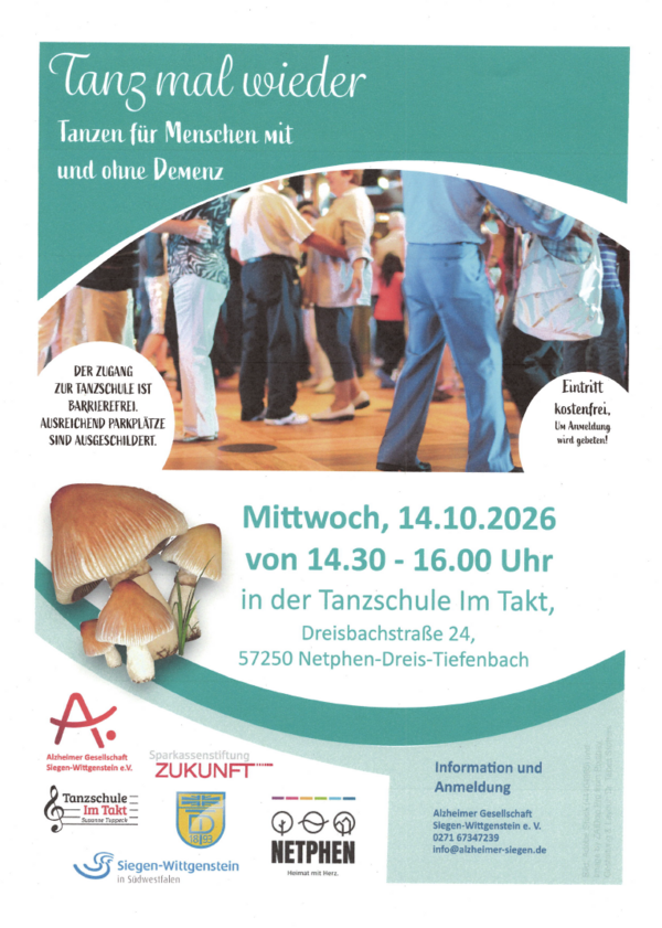 Bild vergr&ouml;&szlig;ern: Plakat Tanz mal wieder