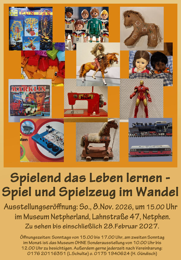 Bild vergr&ouml;&szlig;ern: Plakat Spielzeugausstellung
