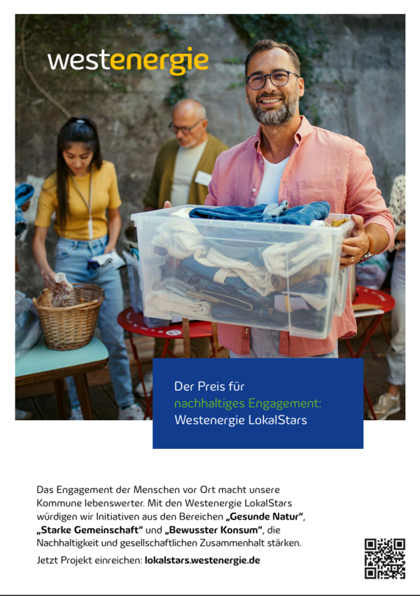 Bild vergr&ouml;&szlig;ern: Plakat Westenergie LokalStars