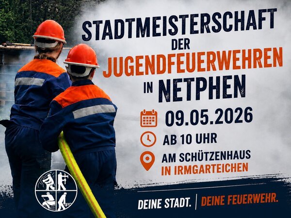 Plakat Stadtmeisterschaft Jugendfeuerwehr 2026