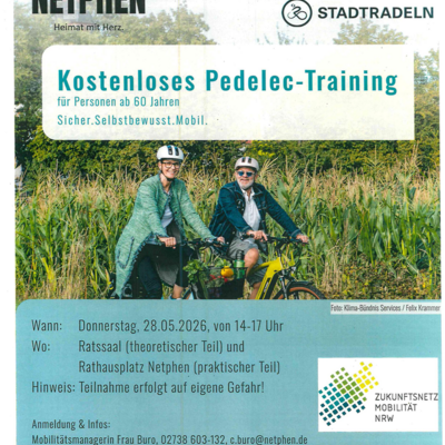 Plakat Pedelec-Training 2026